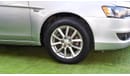 Mitsubishi Lancer 1600 CC, 2016 model, Gulf silver color, rear wing hatch, alloy wheels, FM radio, power conditioning,