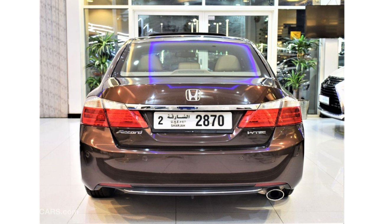 Honda Accord Amazing Honda Accord 2013 Model!! in Brown Color! GCC Specs