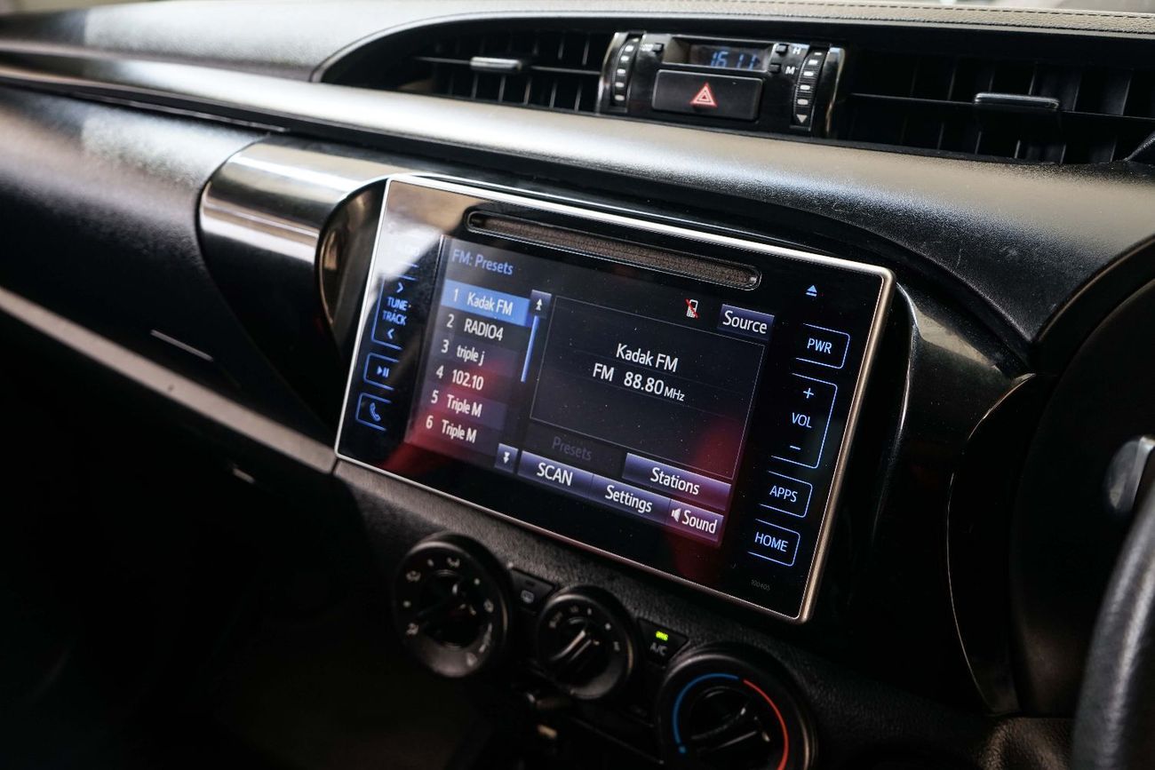 Toyota Hilux The Toyota Hilux Smart Cab is a versatile pickup truck with a Two-wheel drive system, a spacio