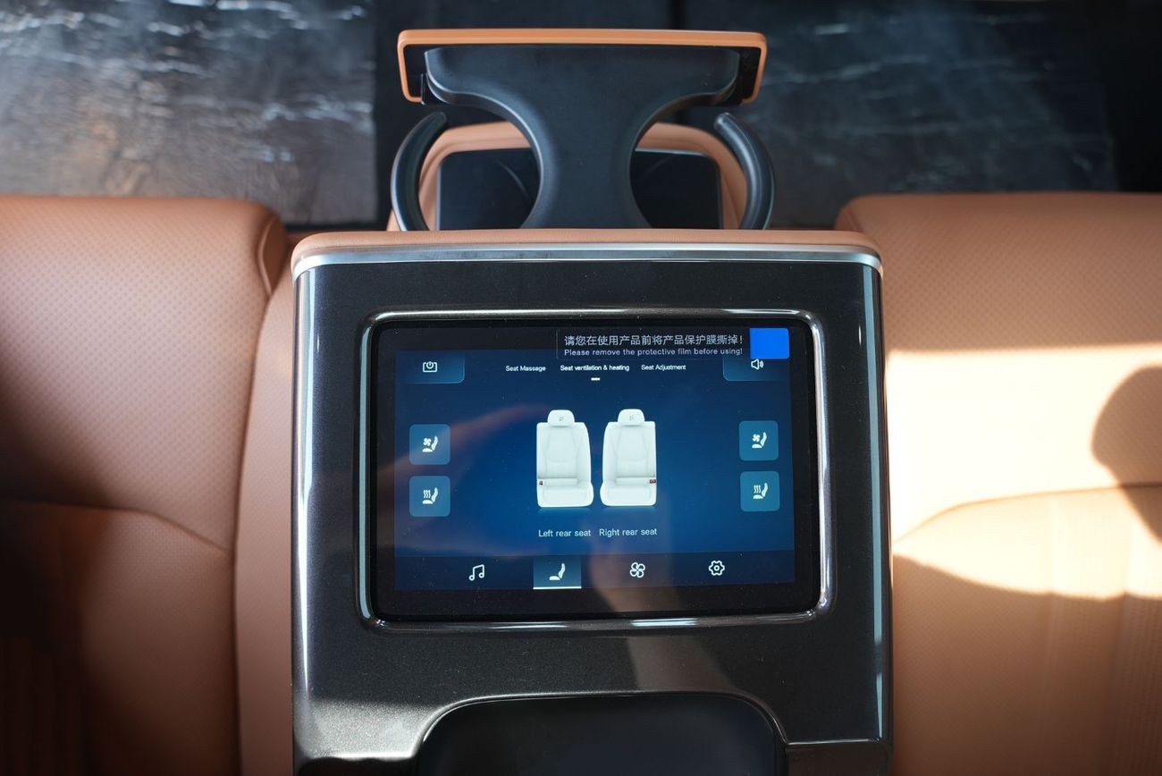 بي واي دي هان 2025 BYD Han L DM-i 200Km Flagship with LiDar Black in Tan 0Km