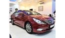 هيونداي سوناتا 2014 Model!! in Red Color! GCC Specs