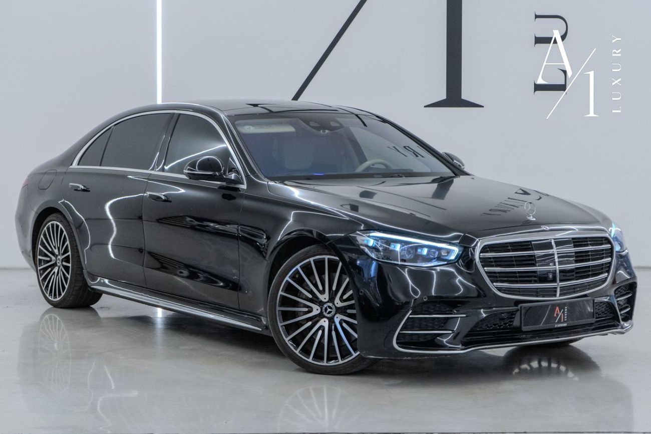 Mercedes-Benz S 500 4MATIC 3.0L 2021 Mercedes Benz S500 4MATIC, Warranty, Full Service History, Fully Loaded, GCC