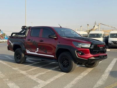 Toyota Hilux GR SPORT 2022 Toyota Hilux Modified - 2.7L V4 AWD -GCC- Full Off Road Rollbar - Rear CAM & Multi Me
