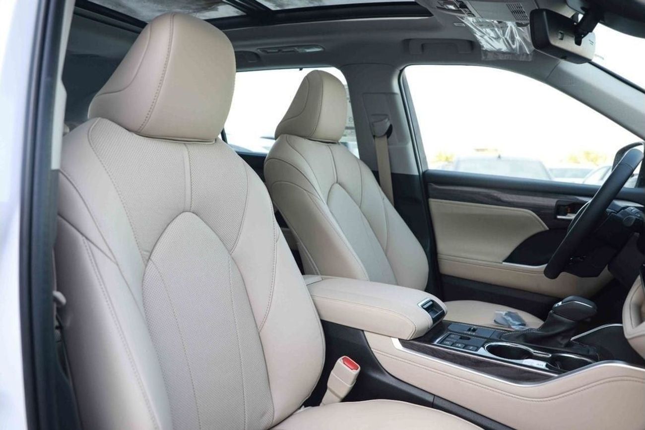 Toyota Highlander 2024 TOYOTA HIGHLANDER 2.5 VXR Hybrid - WHITE inside BEIGE | Export Only