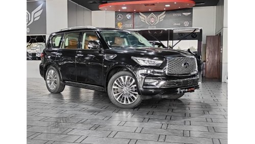 Infiniti QX80 Luxe 7st AED 2,300/MONTHLY | 2018 INFINITI QX80 LUXURY | 7 SEATS | GCC | UNDER WARRANTY