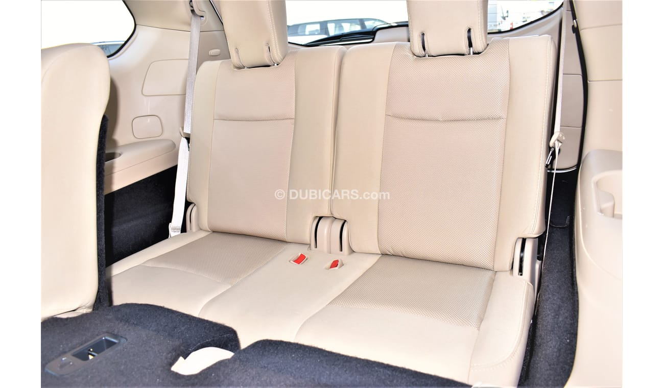 Nissan Pathfinder AED 1359 PM | 3.5L LE V6 4WD GCC DEALER WARRANTY