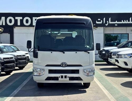 Toyota Coaster 4.2L V6 Diesel Manual 23 Seater 4.2L V6 DIESEL || 23 STR M/T | AUTO FOLDING DOOR | REAR SEATS BELT (CODE # COD42A)