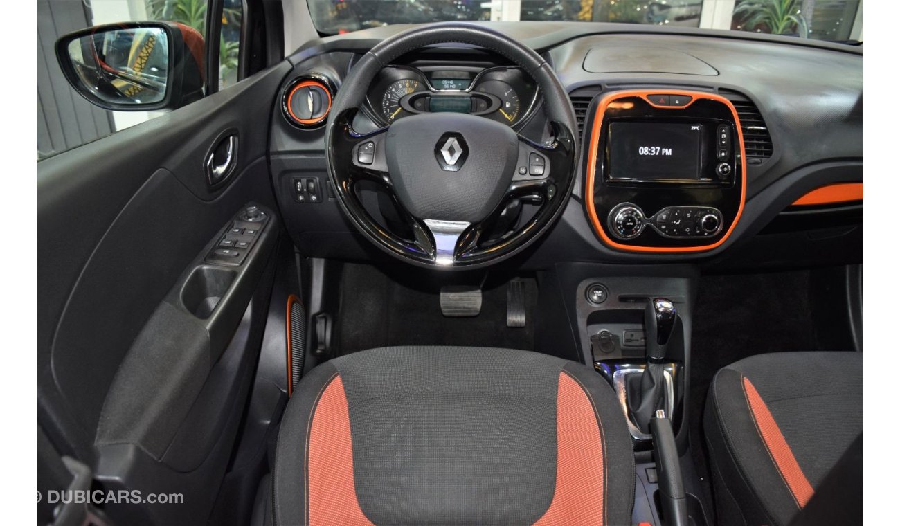 Renault Captur SE EXCELLENT DEAL for our Renault Captur ( 2016 Model! ) in Black / Orange Color! GCC Specs