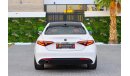 Alfa Romeo Giulia Super  | 2,152 P.M  | 0% Downpayment | Spectacular Condition!