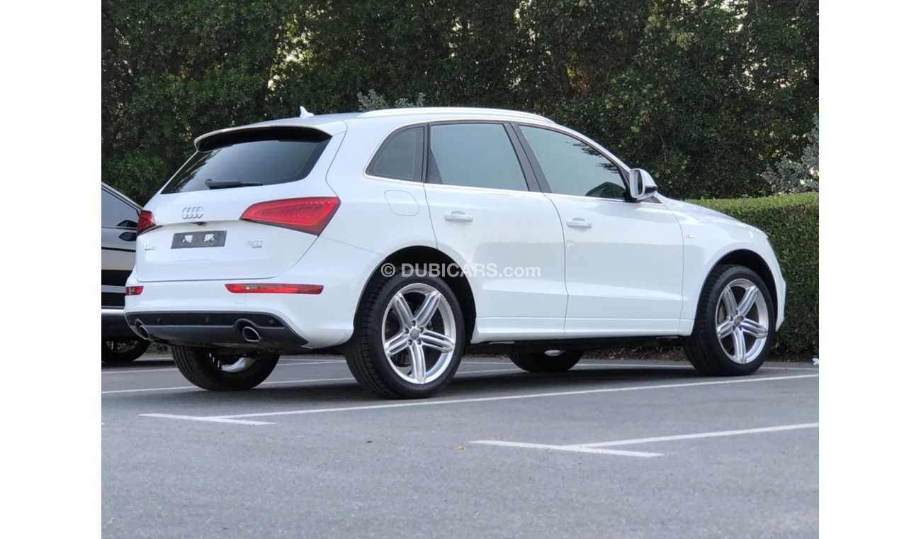 أودي Q5 موديل 2014 خليجي حاله ممتازه جدا من الداخل والخارج فل مواصفات بانوراما ومثبت سرعه وتحكم كهربي كامل و