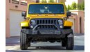 Jeep Wrangler Sahara Unlimited (Rubicon Kit) 2014 GCC under Warranty with Zero Down-Payment.