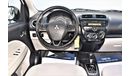 Mitsubishi Attrage AED 590 PM | 1.2L GLX GCC DEALER WARRANTY