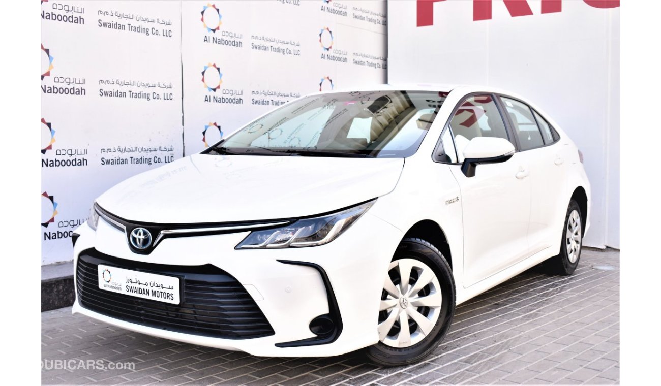 Toyota Corolla AED 1370 PM | 1.8L HIBRID GCC DEALER WARRANTY