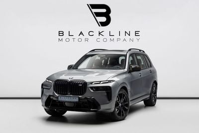 بي أم دبليو X7 M60i XDRIVE BUY NOW, PAY 2027 | THE BLACKLINE STANDARD | November 2028 BMW Warranty + Service, GCC
