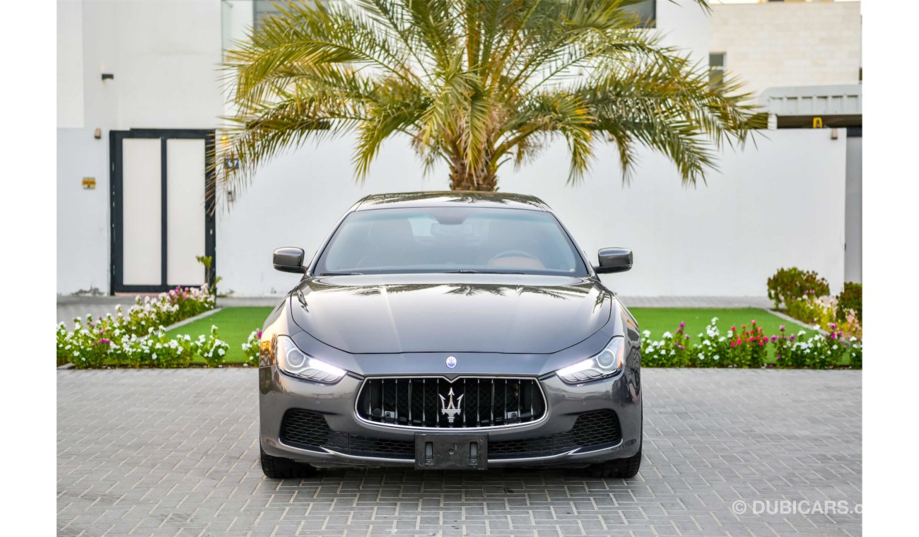 Maserati Ghibli Warranty - GCC - AED 2,428 PER MONTH - 0% DOWNPAYMENT