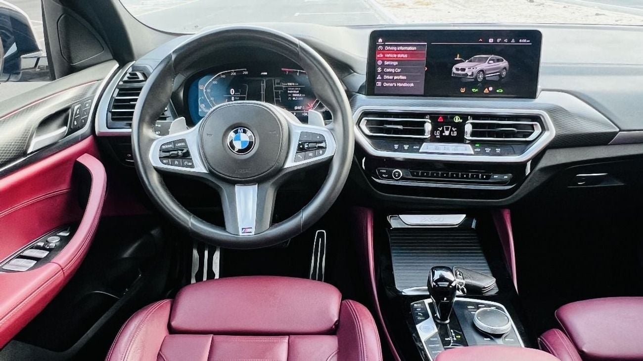 BMW X4M AED 3200 PM | UNDER WARRANTY | FSH |  BMW X4M XDRIVE30i | GCC | 2022 | NO FLOOD
