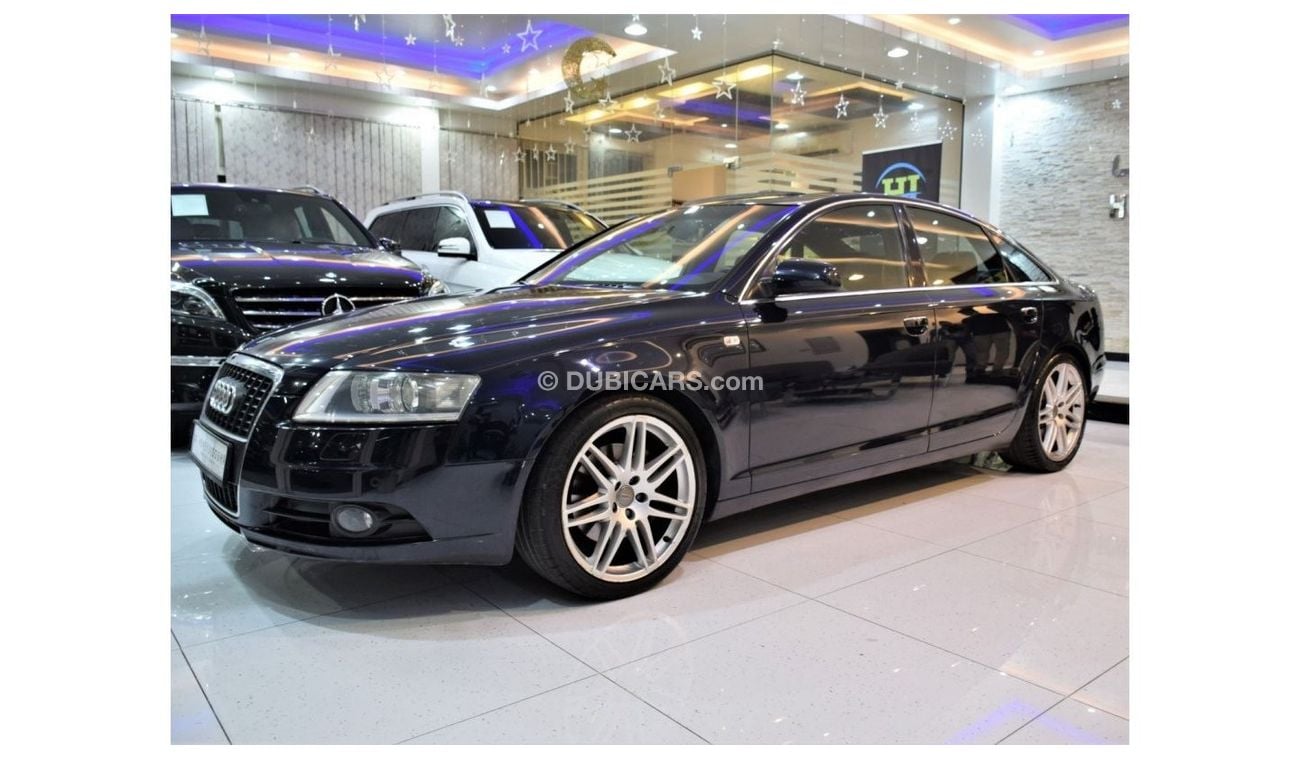 Audi A6 EXCELLENT DEAL for our Audi A6 3.2 S-Line 2009 Model!! in Dark Blue Color! GCC Specs