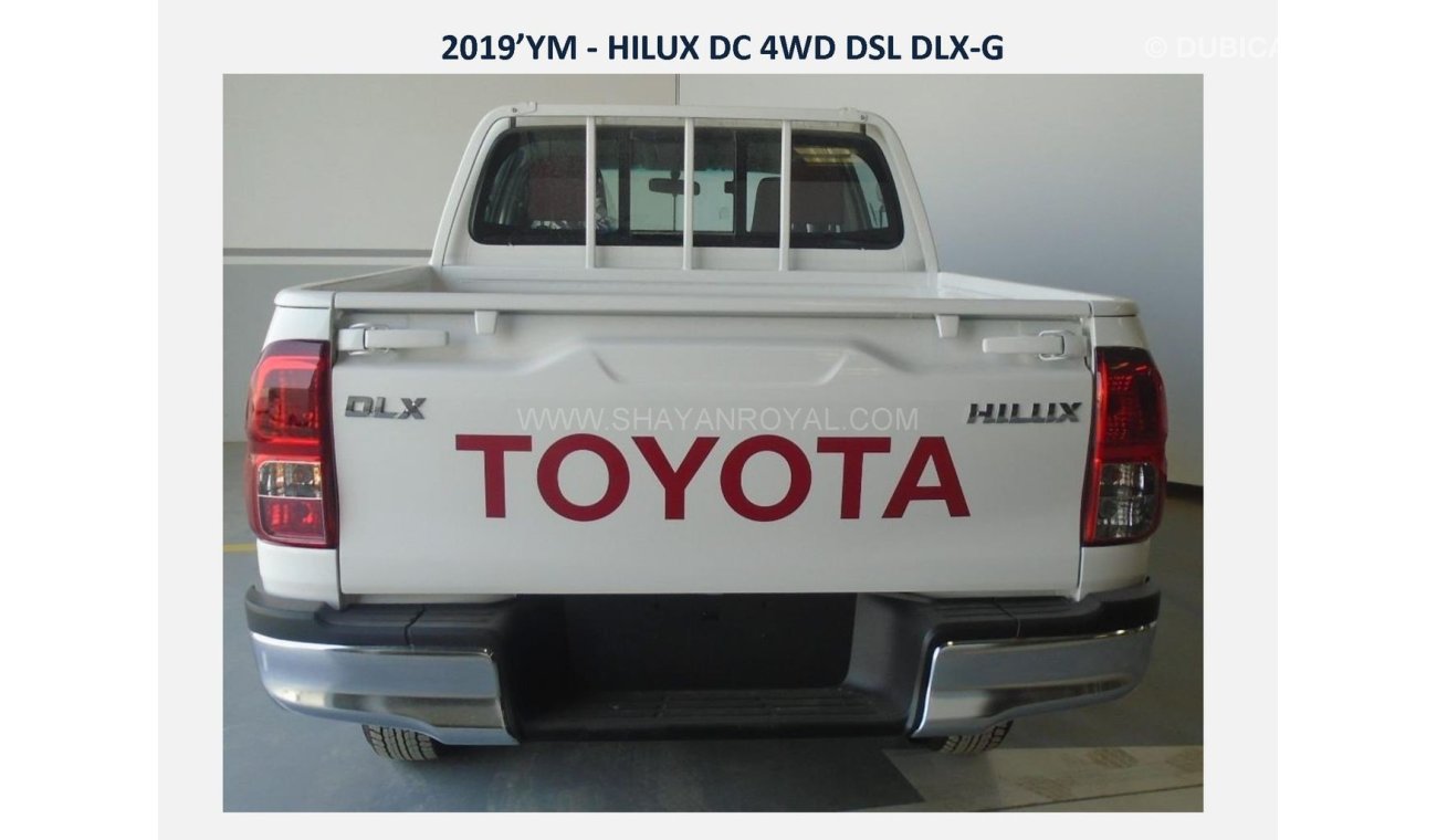 تويوتا هيلوكس D/C 2.4L 4WD Diesel DLX-G 2020 ( Export Only )