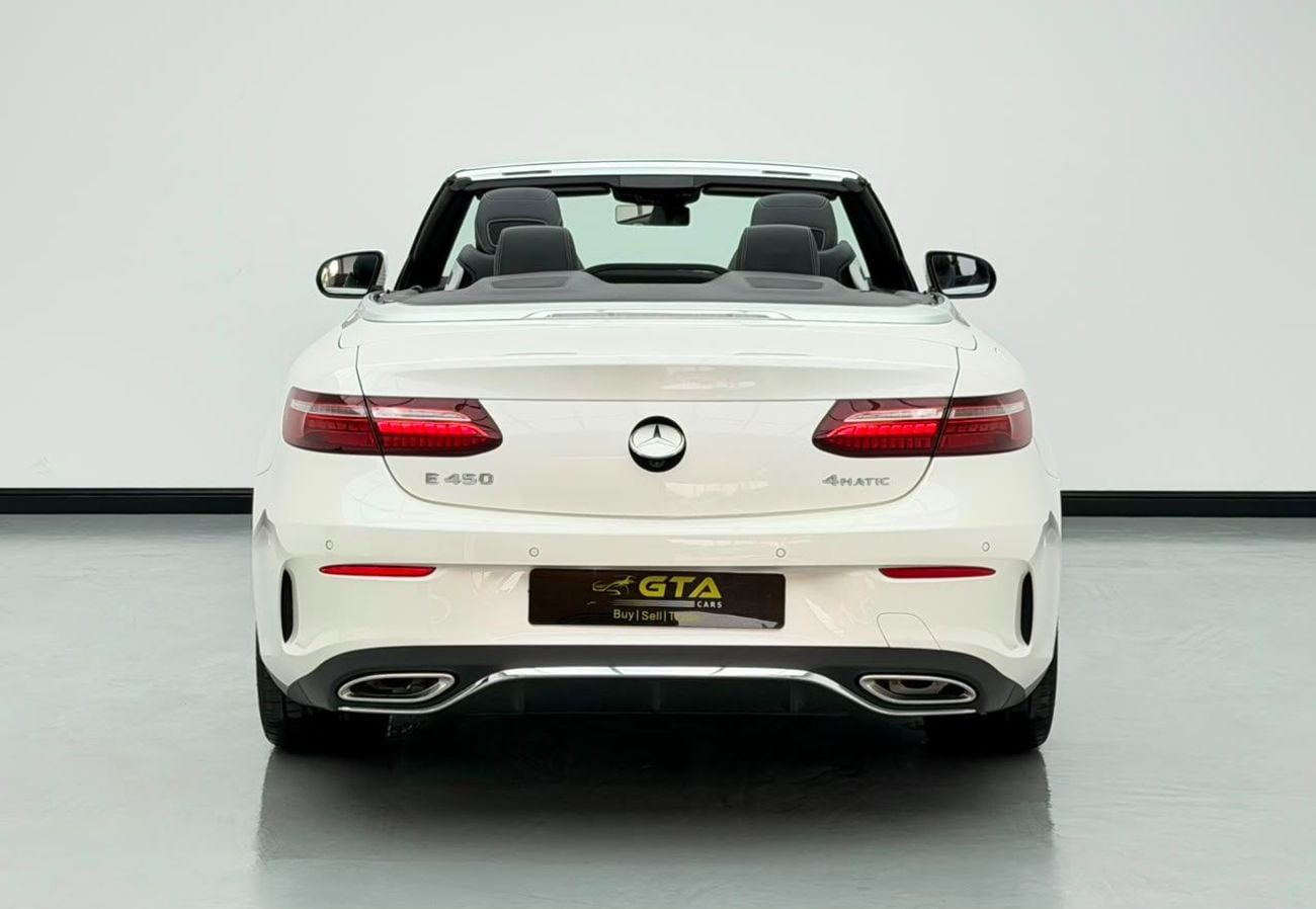 مرسيدس بنز E 450 STD 2021 Mercedes-Benz E450 Cabriolet, 1 Year Unlimited Km Warranty, Excellent Condition