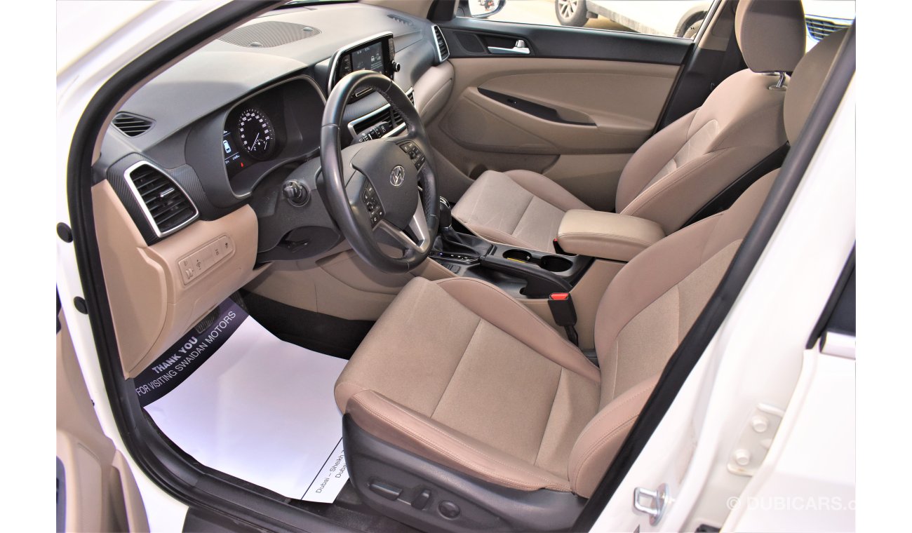 Hyundai Tucson AED 1664 PM | 0% DP | 2.4L GDI 4WD GCC DEALER WARRANTY