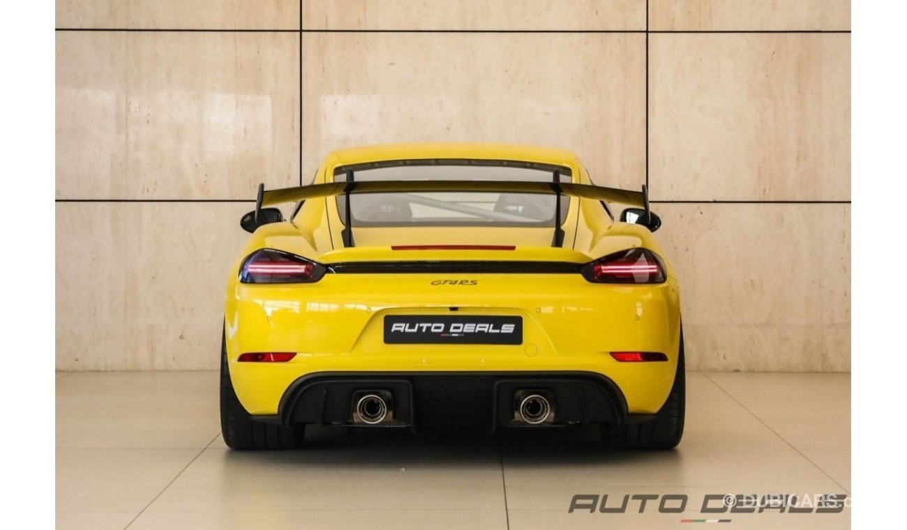 بورش كايمان جي تي ٤ Porsche 718 Cayman GT4 RS Weissach RS | 2023 - GCC - Warranty Available | 4.0L F6
