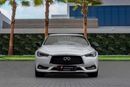 إنفينيتي Q60 | 2,742 P.M  | 0% Downpayment | | COUPE | AGENCY WARRANTY!