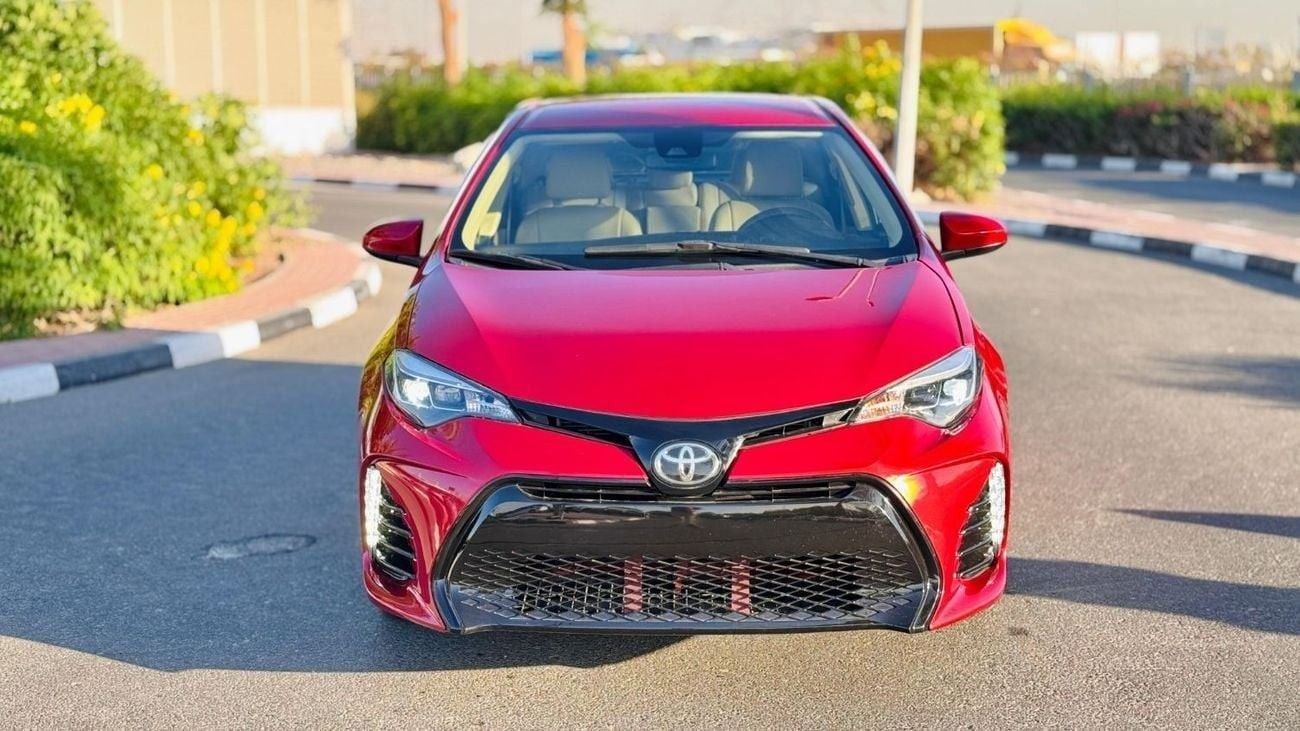 Toyota Corolla GOOD CONDITION | 1.8L PETROL ENGINE | LHD | 2018 | BLOOD RED BODY COLOR | REAR VIEW CAMERA | AUTOMAT