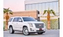 Cadillac Escalade Platinum 6.2L V8 | 3,114 P.M | 0% Downpayment | Immaculate Condition