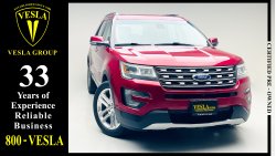 Ford Explorer LIMITED SPORT + LEATHER + SCREEN + PANORAMIC + 4WD / GCC / 2017 / UNLIMITED KMS WARRANTY / 1,634 DHS