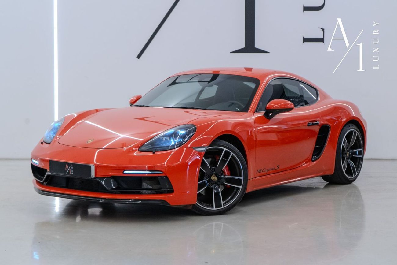 Porsche 718 Cayman S 2.5L A/T 2018 Porsche 718 Cayman S, 2026 Porsche Warranty, Sport Chrono Package, Exclusive Manufak