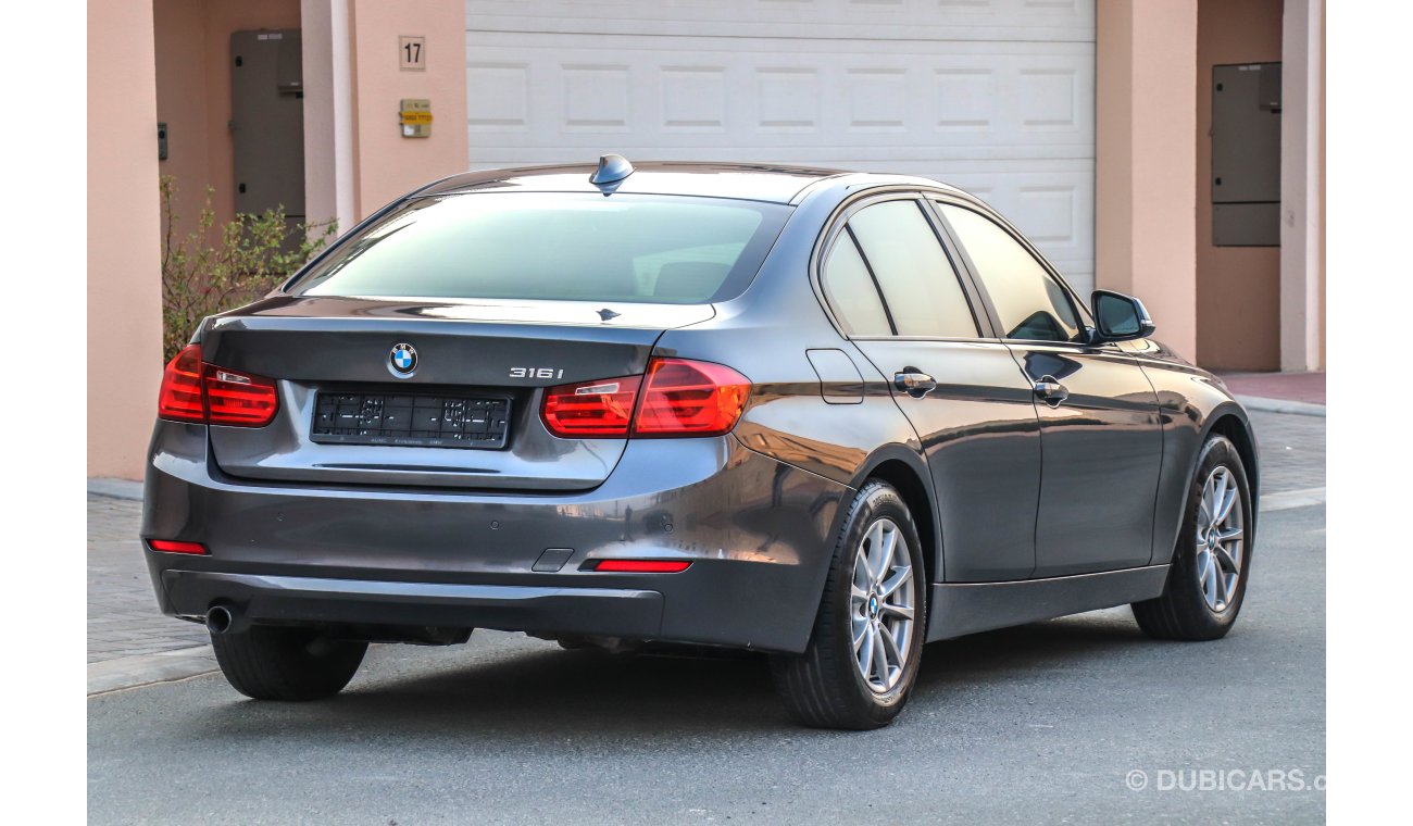 BMW 316i i 2013 GCC under Warranty with Zero downpayment.