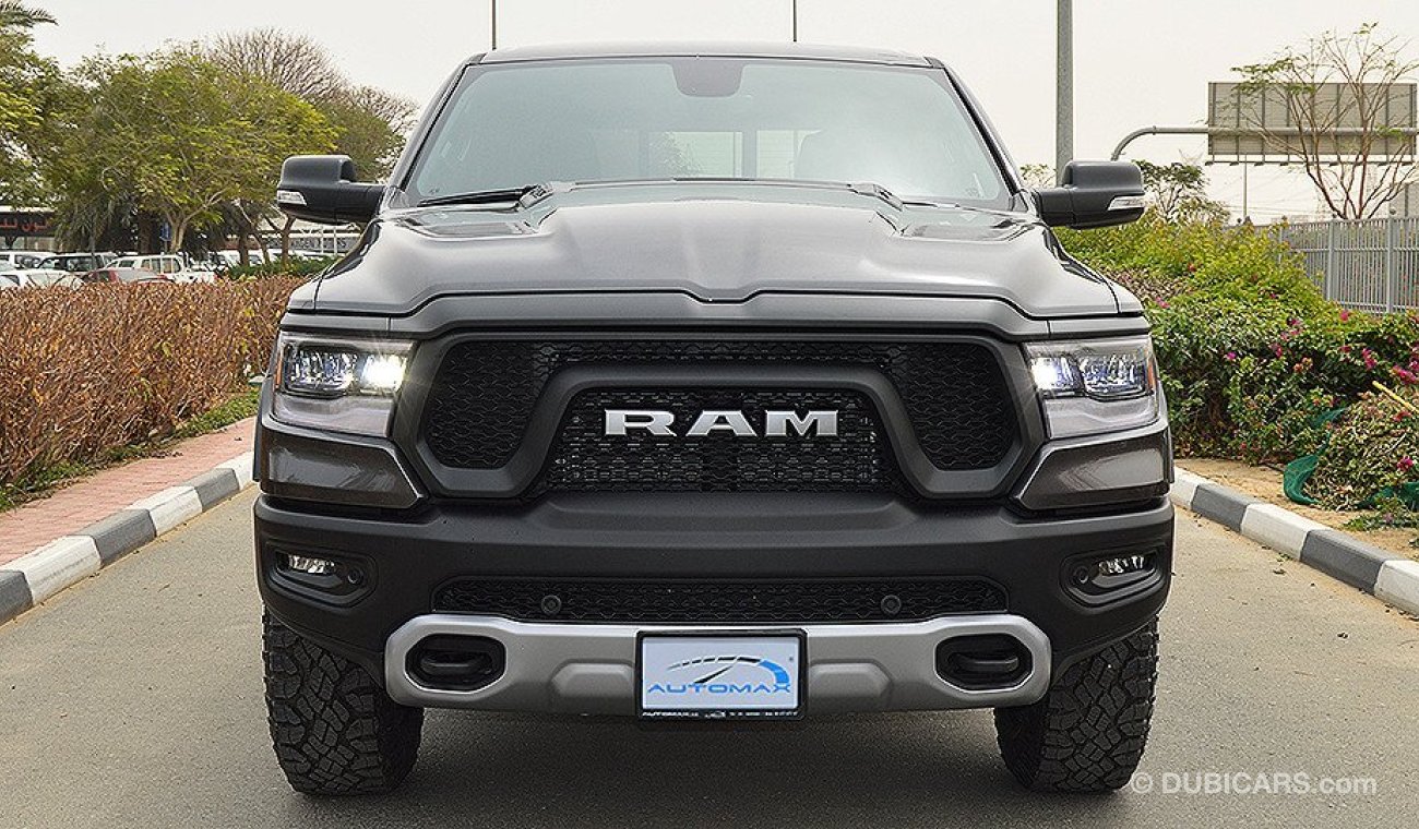 RAM 1500 2019 REBEL 4X4, 5.7L V8 GCC with 3 Years or 100,000km Warranty