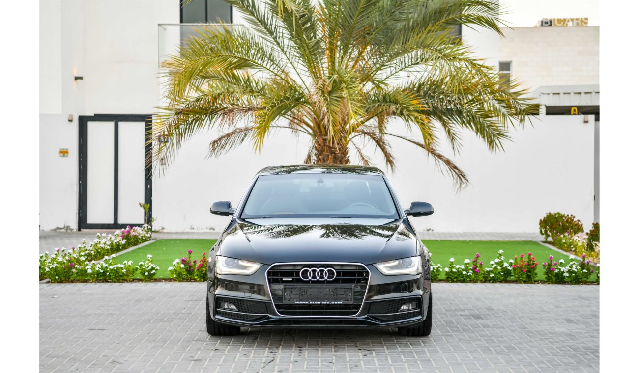 Audi A4 3.0T Quattro S-Line - 2Y Warranty - GCC - AED 1,547 PER MONTH - 0% DOWNPAYMENT