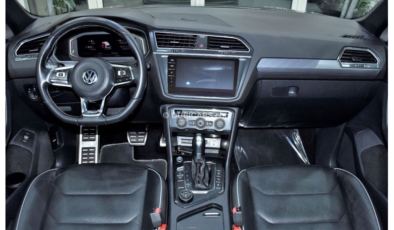 Volkswagen Tiguan EXCELLENT DEAL for our Volkswagen Tiguan R-Line 4Motion ( 2019 Model ) in Beige / Silver Color GCC S