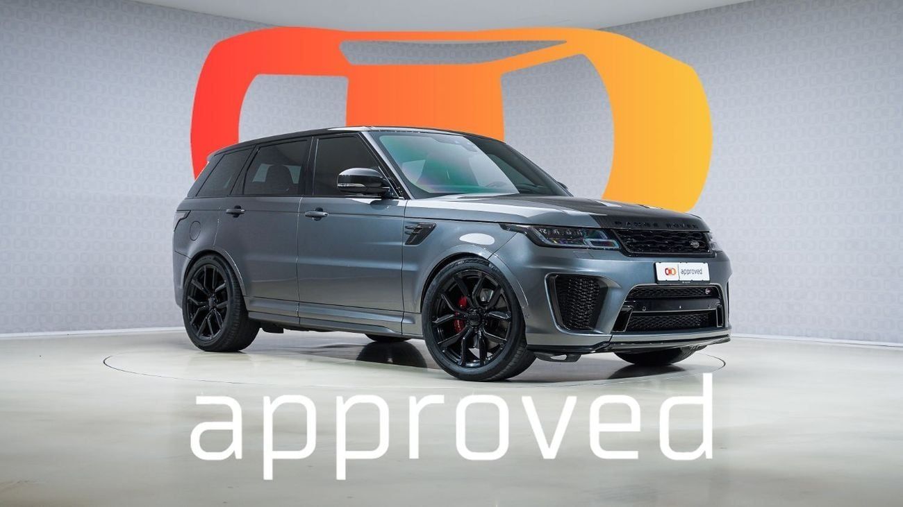 Land Rover Range Rover Sport SVR 5.0L (575 HP) 4WD | AED 4,385 PM | Up to 3 Years Warranty | GCC