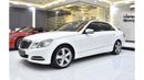 Mercedes-Benz E300 EXCELLENT DEAL for our Mercedes Benz E300 ( 2013 Model ) in White Color GCC Specs