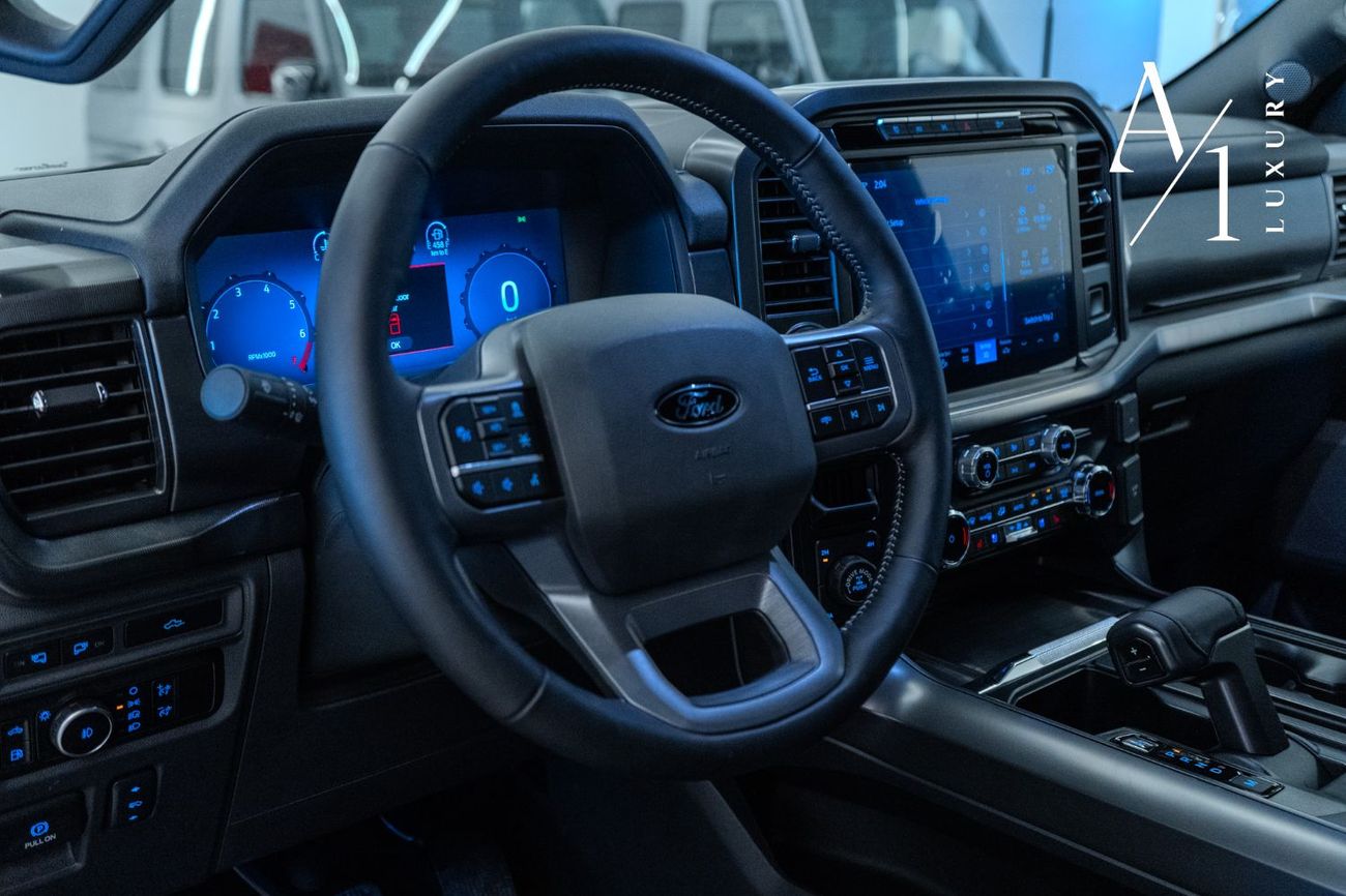 فورد F 150 3.5L PowerBoost Hybrid V6 Super Crew Lariat 2024 Ford, Warranty, Delivery Kms, Clean Title