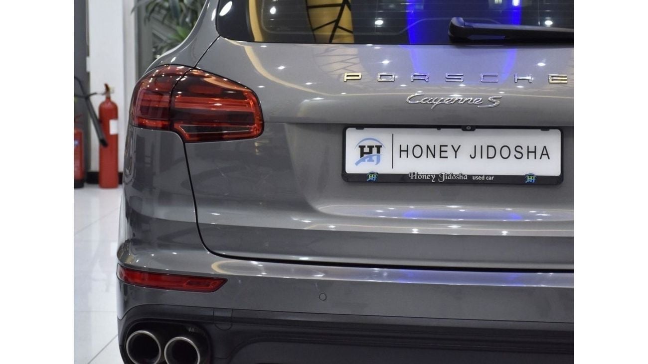 Porsche Cayenne EXCELLENT DEAL for our Porsche Cayenne S ( 2015 Model ) in Grey Color GCC Specs