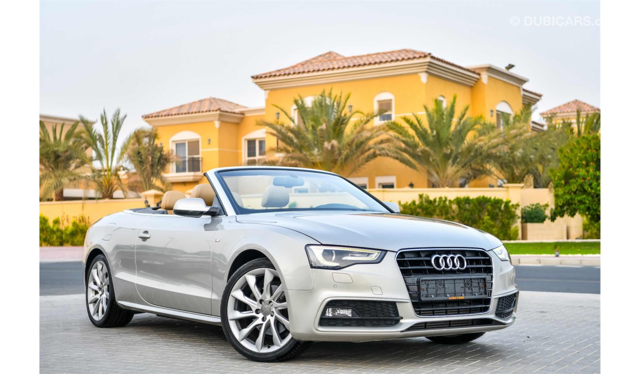 Audi A5 S-Line Cabriolet- Excellent Condition! - AED 1,155 PM - 0% DP