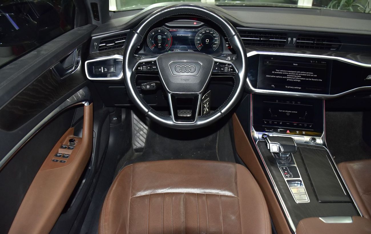 Audi A6 EXCELLENT DEAL for our Audi A6 TD S-Line ( 2021 Model ) in Grey Color Korean Specs