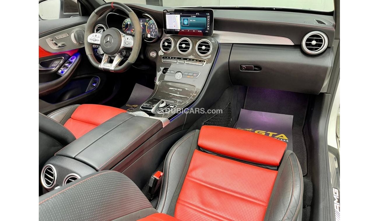 Mercedes-Benz C 63 Coupe 2019 Mercedes C63 AMG, Mercedes Warranty-Service History, GCC