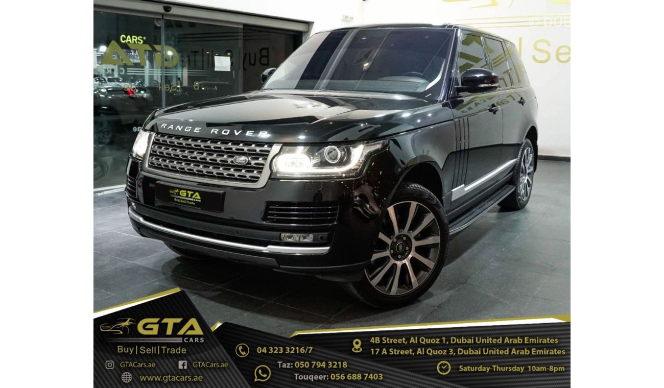 لاند روفر رانج روفر فوج HSE 2015 Range Rover Vogue HSE, Warranty, Full Service History, GCC