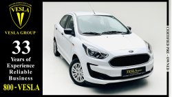 Ford Figo SEDAN / GCC / 2019 / UNLIMITED MILEAGE WARRANTY + FULL DEALER (AL TAYER) SERVICE HISTORY / 453DHS PM