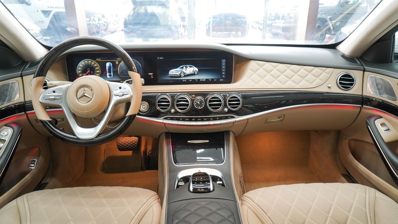 مرسيدس بنز S 560 MERCEDES BENZ S560 - 4.0L BI-TURBO V8 - 2018