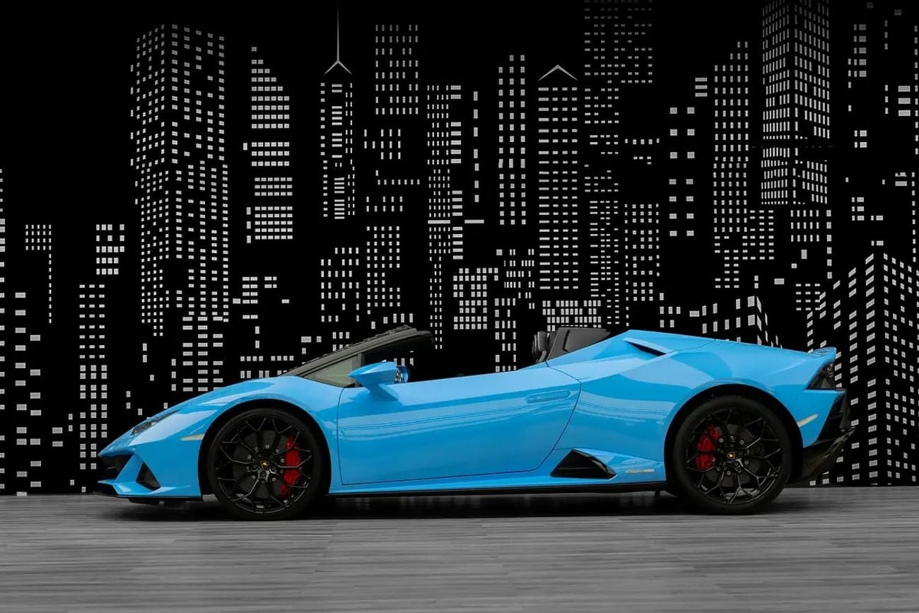 Lamborghini Huracan Evo Spyder LAMBORGHINI | HURACAN EVO SPYDER | BLUE CEPHEUS COLOR | CARBON INTERIOR