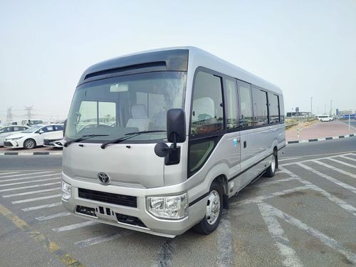 Toyota Coaster XZB70-0010186 || 2017	SILVER || TOYOTA	COASTER (BUS) CC4009	DIESEL	167101	RHD	AUTO	.ONLY EXPORT