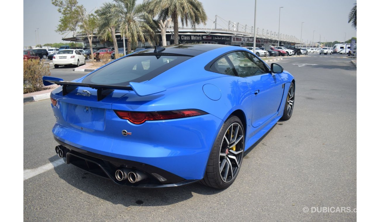 Jaguar F-Type SVR 2018 WARRANTY AND SERVICE CONTRACT FOR FIVE YEARS