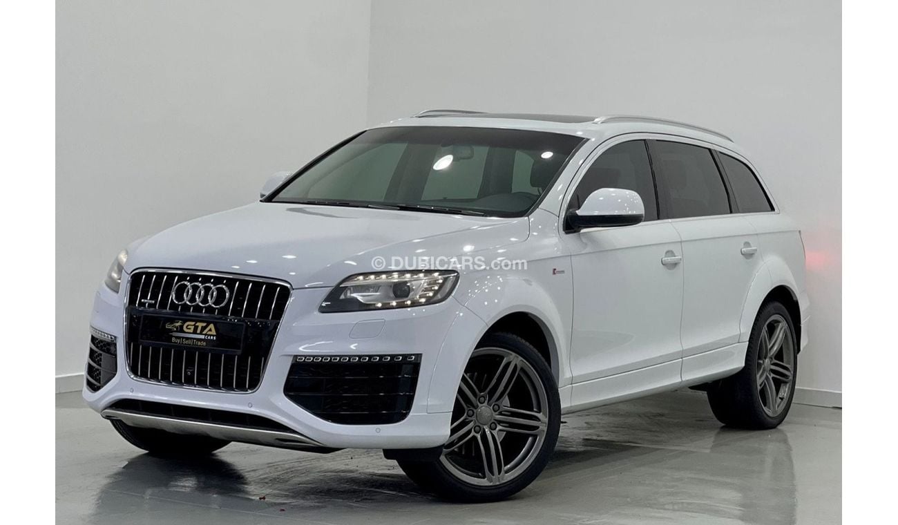Audi Q7 TFSI quattro S-Line 2015 Audi Q7 S-Line Supercharged, Service History, Low kms, Full Options, GCC
