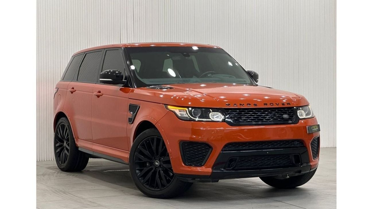 لاند روفر رينج روفر سبورت 2016 Range Rover Sport SVR, March 2025 Agency Warranty + Jan 2026 Service Contract, GCC