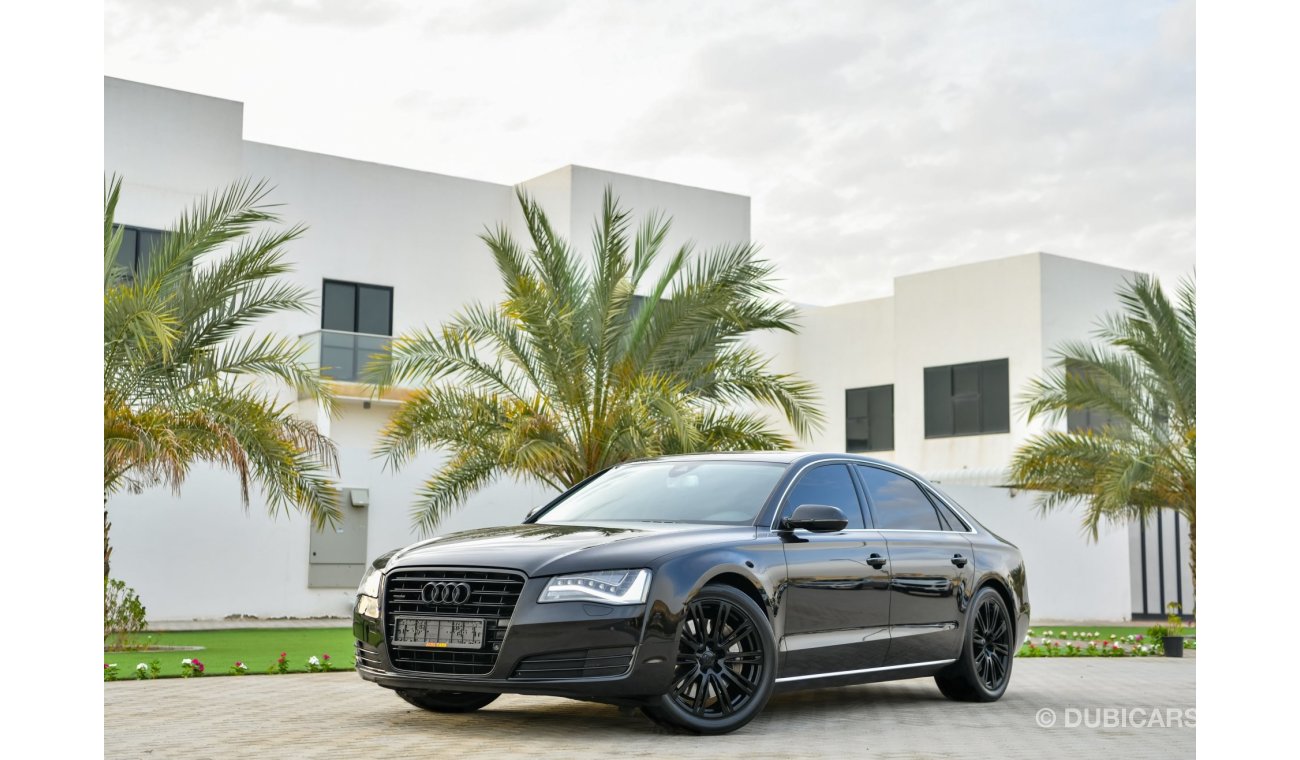 Audi A8 L - 1 Y Warranty! - GCC - AED 1,843 Per Month - 0% Downpayment